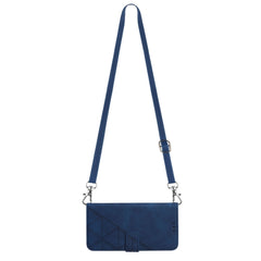 Crossbody 3D Embossed Flip Leather Phone Case