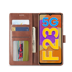 LC.IMEEKE Calf Texture Leather Phone Case, For Samsung Galaxy A23 5G, For Samsung Galaxy M52 5G, For Honor 50 SE