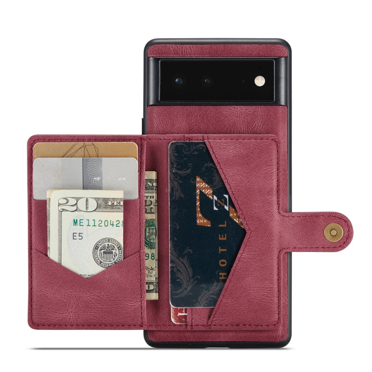 JEEHOOD Retro Magnetic Detachable Wallet Phone Case, For Google Pixel 7 5G, For Google Pixel 7 Pro 5G JEEHOOD Retro Magnetic Detachable Wallet Phone Case, For Google Pixel 7 5G, For Google Pixel 7 Pro 5G