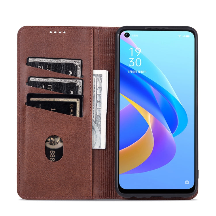 AZNS Magnetic Calf Texture Flip Leather Phone Case, For OPPO A36 4G/A76 4G(Global), For OPPO A96 5G/Reno7 Z 5G(Global), For vivo S12/V23 AZNS Magnetic Calf Texture Flip Leather Phone Case, For OPPO A36 4G/A76 4G(Global), For OPPO A96 5G/Reno7 Z 5G(Global), For vivo S12/V23