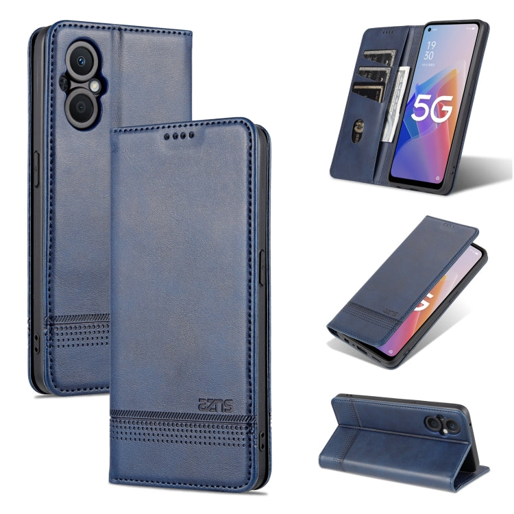 AZNS Magnetic Calf Texture Flip Leather Phone Case, For OPPO A36 4G/A76 4G(Global), For OPPO A96 5G/Reno7 Z 5G(Global), For vivo S12/V23 AZNS Magnetic Calf Texture Flip Leather Phone Case, For OPPO A36 4G/A76 4G(Global), For OPPO A96 5G/Reno7 Z 5G(Global), For vivo S12/V23