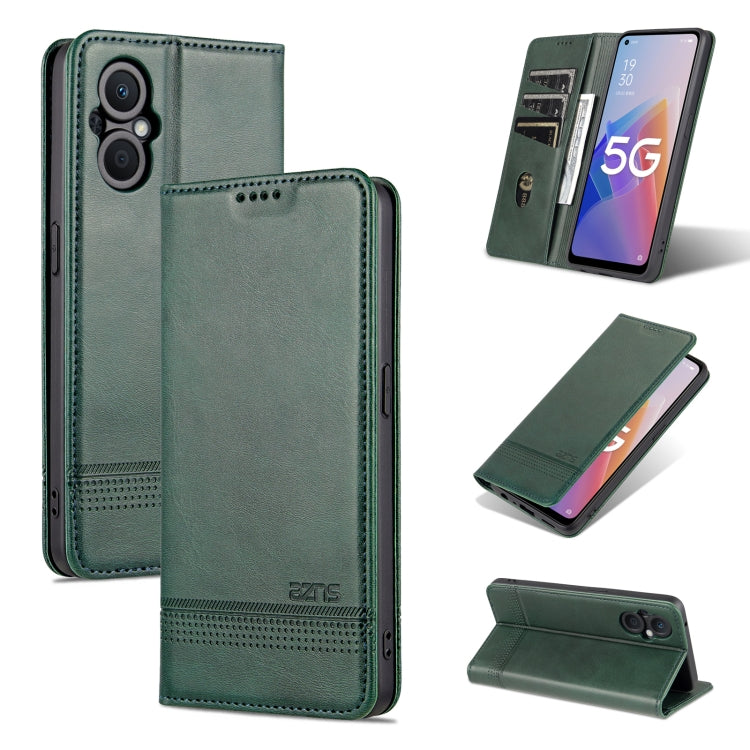 AZNS Magnetic Calf Texture Flip Leather Phone Case, For OPPO A36 4G/A76 4G(Global), For OPPO A96 5G/Reno7 Z 5G(Global), For vivo S12/V23 AZNS Magnetic Calf Texture Flip Leather Phone Case, For OPPO A36 4G/A76 4G(Global), For OPPO A96 5G/Reno7 Z 5G(Global), For vivo S12/V23