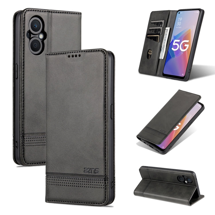 AZNS Magnetic Calf Texture Flip Leather Phone Case, For OPPO A36 4G/A76 4G(Global), For OPPO A96 5G/Reno7 Z 5G(Global), For vivo S12/V23 AZNS Magnetic Calf Texture Flip Leather Phone Case, For OPPO A36 4G/A76 4G(Global), For OPPO A96 5G/Reno7 Z 5G(Global), For vivo S12/V23