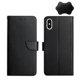 Genuine Leather Fingerprint-proof Horizontal Flip Phone Case, For iPhone X, For iPhone XR, For iPhone XS Max