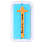 Película de vidrio templado antiestática a prueba de polvo de fijación rápida, para iPhone 13 mini (1 PC), para iPhone 13/13 Pro (1 PC), para iPhone 13 Pro Max (1 PC), para iPhone 12 mini (1 PC), para iPhone 12/12 Pro (1 PC), para iPhone 12 Pro Max (1 PC)