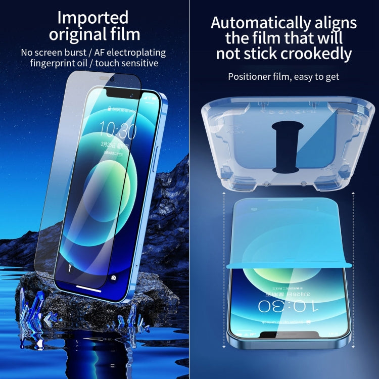 Película de vidrio templado antiestática a prueba de polvo de fijación rápida, para iPhone 13 mini (1 PC), para iPhone 13/13 Pro (1 PC), para iPhone 13 Pro Max (1 PC), para iPhone 12 mini (1 PC), para iPhone 12/12 Pro (1 PC), para iPhone 12 Pro Max (1 PC) Película de vidrio templado antiestática a prueba de polvo de fijación rápida, para iPhone 13 mini (1 PC), para iPhone 13/13 Pro (1 PC), para iPhone 13 Pro Max (1 PC), para iPhone 12 mini (1 PC), para iPhone 12/12 Pro (1 PC), para iPhone 12 Pro Max (1 PC)