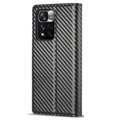 LC.IMEEKE Carbon Fiber Texture Flip Leather Phone Case, For Xiaomi 11T / 11T Pro, For Xiaomi Mi 11 Lite, For Xiaomi Poco X4 Pro 5G, For Xiaomi Poco X3 NFC / Poco X3 Pro, For Xiaomi Redmi Note 11 Pro China, For Xiaomi Redmi Note 11 4G / Note 11S