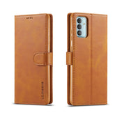 LC.IMEEKE Calf Texture Leather Phone Case, For Samsung Galaxy M23 5G/F23 5G