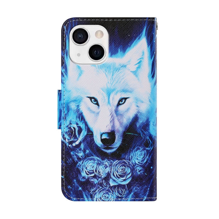 Funda de cuero para teléfono con patrón de dibujo de colores, para iPhone 13 mini Funda de cuero para teléfono con patrón de dibujo de colores, para iPhone 13 mini