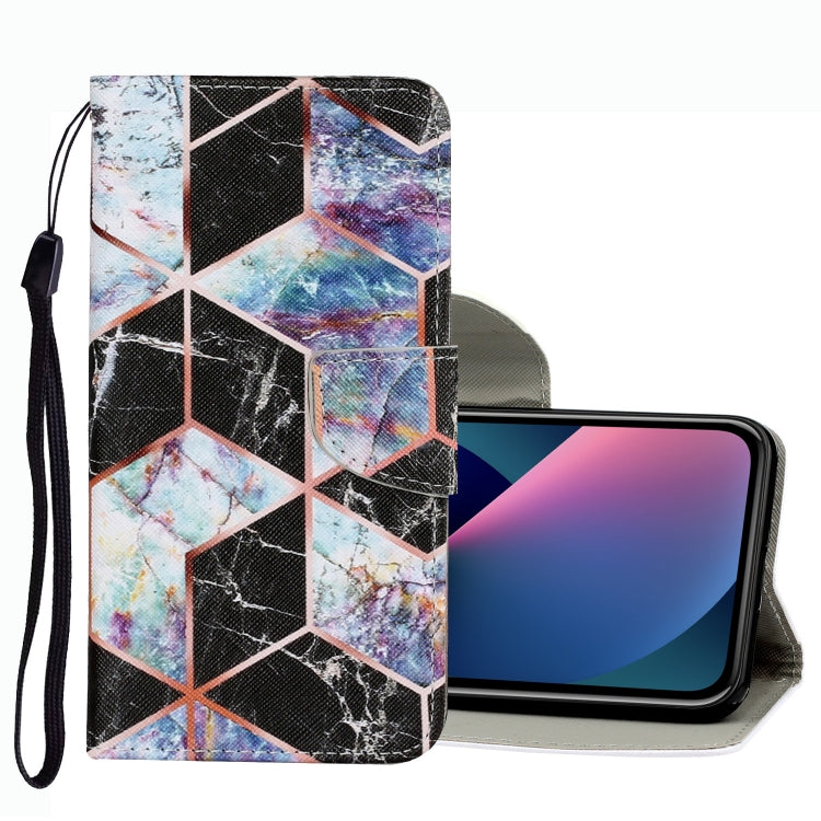 Funda de cuero para teléfono con patrón de dibujo de colores, para iPhone 13 mini Funda de cuero para teléfono con patrón de dibujo de colores, para iPhone 13 mini