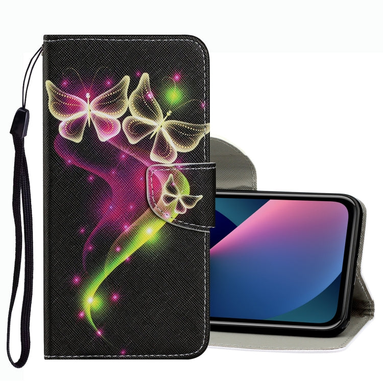 Funda de cuero para teléfono con patrón de dibujo de colores, para iPhone 13 mini Funda de cuero para teléfono con patrón de dibujo de colores, para iPhone 13 mini