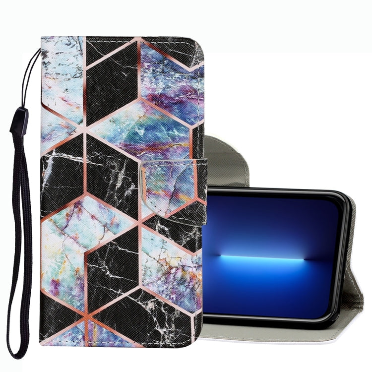 Funda de cuero para teléfono con patrón de dibujo de colores, para iPhone 13 Pro Max Funda de cuero para teléfono con patrón de dibujo de colores, para iPhone 13 Pro Max