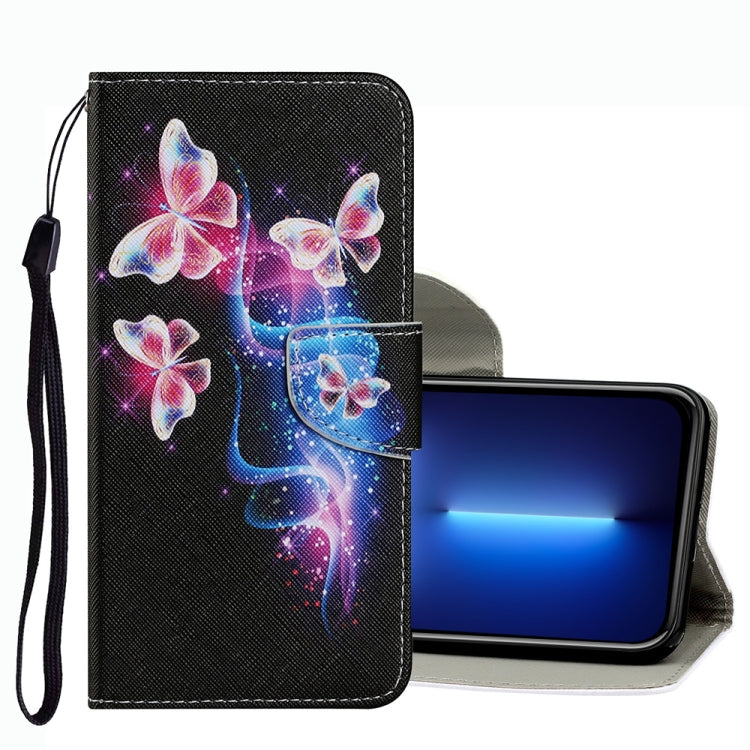 Funda de cuero para teléfono con patrón de dibujo de colores, para iPhone 13 Pro Max Funda de cuero para teléfono con patrón de dibujo de colores, para iPhone 13 Pro Max