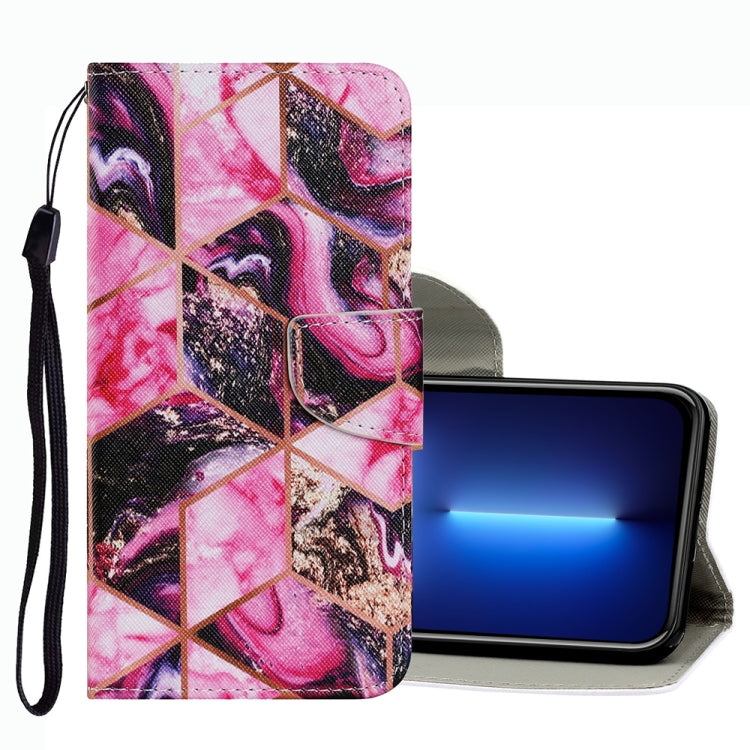 Funda de cuero para teléfono con patrón de dibujo de colores, para iPhone 13 Pro Max Funda de cuero para teléfono con patrón de dibujo de colores, para iPhone 13 Pro Max