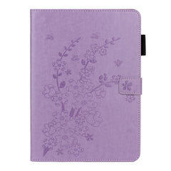 Funda de cuero inteligente para tableta con estampado de flores en relieve, para iPad Pro de 11 pulgadas 2020/2018, para iPad mini 2024/mini 6