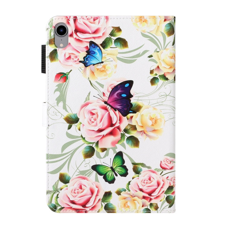 Cross Texture Painted Smart Leather Tablet Case, For iPad mini 2024 / mini 6 Cross Texture Painted Smart Leather Tablet Case, For iPad mini 2024 / mini 6