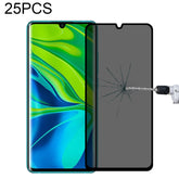 25 PCS Full Cover Anti-peeping Tempered Glass Film For Samsung Galaxy A12