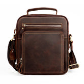 6050 Crazy Horse Texture Cowhide Crossbody Bag for Men