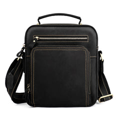 6050 Crazy Horse Texture Cowhide Crossbody Bag for Men