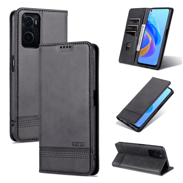 AZNS Magnetic Calf Texture Flip Leather Phone Case, For OPPO K10 / A96 4G / Realme 9i, For Xiaomi Redmi 10C / 10 India, For Honor X8 / X30i AZNS Magnetic Calf Texture Flip Leather Phone Case, For OPPO K10 / A96 4G / Realme 9i, For Xiaomi Redmi 10C / 10 India, For Honor X8 / X30i