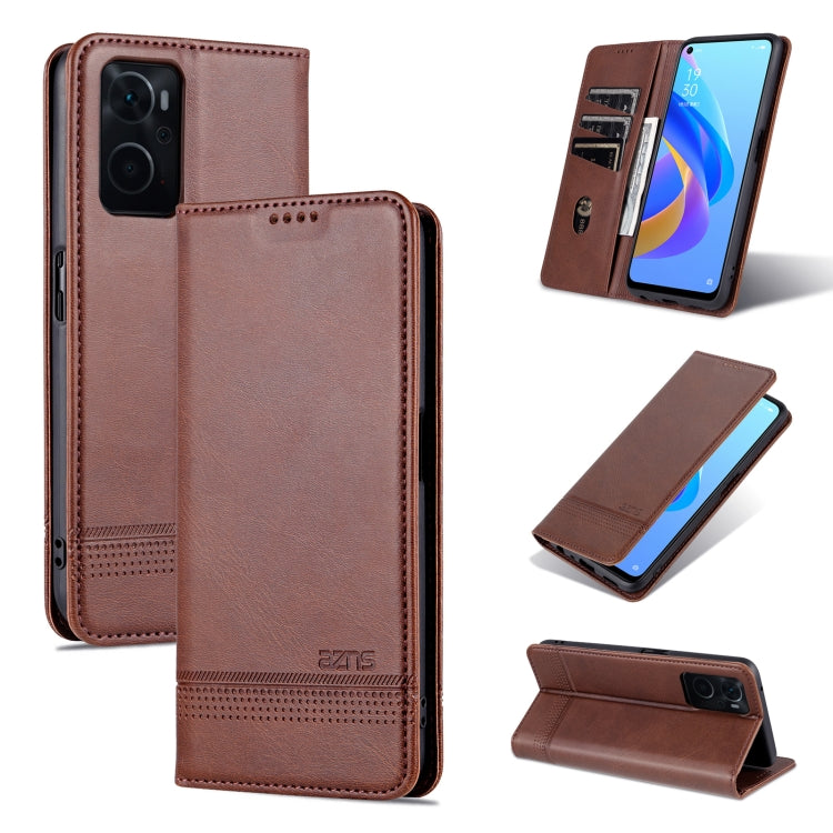 AZNS Magnetic Calf Texture Flip Leather Phone Case, For OPPO K10 / A96 4G / Realme 9i, For Xiaomi Redmi 10C / 10 India, For Honor X8 / X30i AZNS Magnetic Calf Texture Flip Leather Phone Case, For OPPO K10 / A96 4G / Realme 9i, For Xiaomi Redmi 10C / 10 India, For Honor X8 / X30i