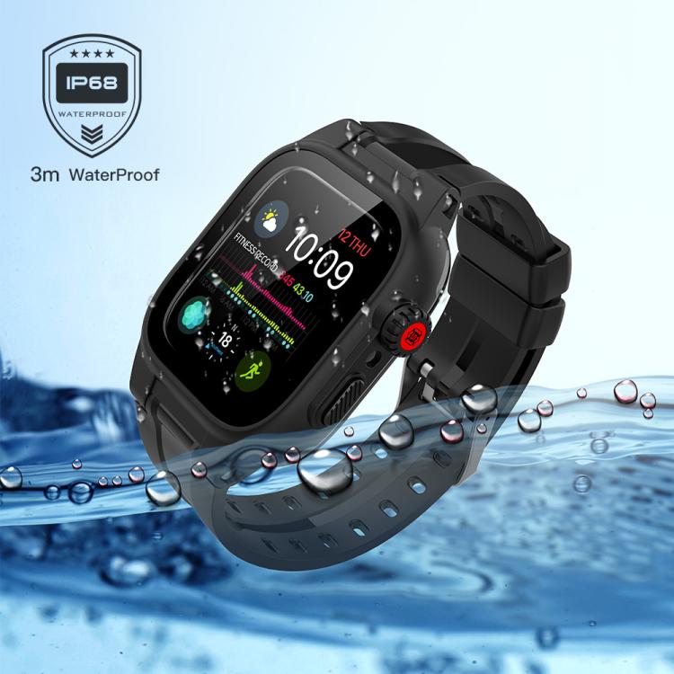 RedPepper TPU + PC + Silicone Waterproof Watch Case For Apple Watch Series 9 / 8 / 7 41mm RedPepper TPU + PC + Silicone Waterproof Watch Case For Apple Watch Series 9 / 8 / 7 41mm