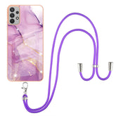 Funda de teléfono de TPU con diseño de mármol galvanizado y cordón, para Samsung Galaxy A13 4G, para OPPO Realme 9 Pro+ 5G, para OPPO Realme 9 Pro 5G, para OPPO Realme 9i / A36 / A96 4G