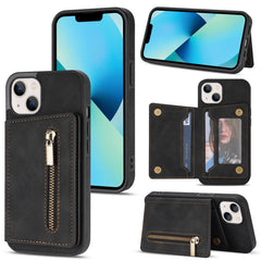 Zipper Card Holder Phone Case, For iPhone 13 mini, For iPhone 13, For iPhone 13 Pro, For iPhone 13 Pro Max