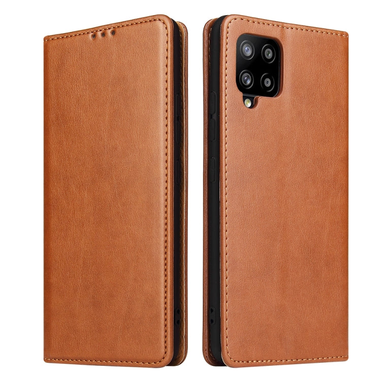 Fierre Shann PU Genuine Leather Texture Leather Phone Case, For Samsung Galaxy A02s, For Samsung Galaxy A12, For Samsung Galaxy A13 5G, For Samsung Galaxy A22 5G, For Samsung Galaxy A33 5G, For Samsung Galaxy A53 5G Fierre Shann PU Genuine Leather Texture Leather Phone Case, For Samsung Galaxy A02s, For Samsung Galaxy A12, For Samsung Galaxy A13 5G, For Samsung Galaxy A22 5G, For Samsung Galaxy A33 5G, For Samsung Galaxy A53 5G
