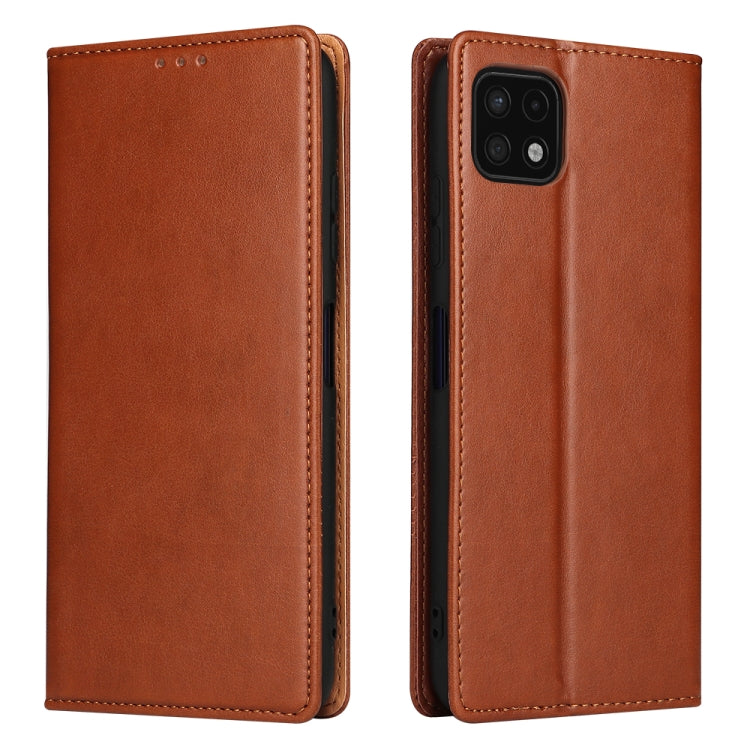 Fierre Shann PU Genuine Leather Texture Leather Phone Case, For Samsung Galaxy A02s, For Samsung Galaxy A12, For Samsung Galaxy A13 5G, For Samsung Galaxy A22 5G, For Samsung Galaxy A33 5G, For Samsung Galaxy A53 5G Fierre Shann PU Genuine Leather Texture Leather Phone Case, For Samsung Galaxy A02s, For Samsung Galaxy A12, For Samsung Galaxy A13 5G, For Samsung Galaxy A22 5G, For Samsung Galaxy A33 5G, For Samsung Galaxy A53 5G