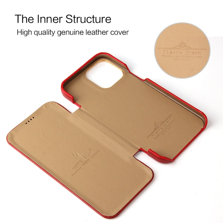Fierre Shann Magnetic Genuine Leather Phone Case, For iPhone 13 mini, For iPhone 13, For iPhone 13 Pro, For iPhone 13 Pro Max Fierre Shann Magnetic Genuine Leather Phone Case, For iPhone 13 mini, For iPhone 13, For iPhone 13 Pro, For iPhone 13 Pro Max