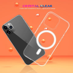 Funda de teléfono de PC + TPU de acrílico transparente Magsafe, para iPhone 14, para iPhone 14 Pro, para iPhone 14 Plus, para iPhone 14 Pro Max