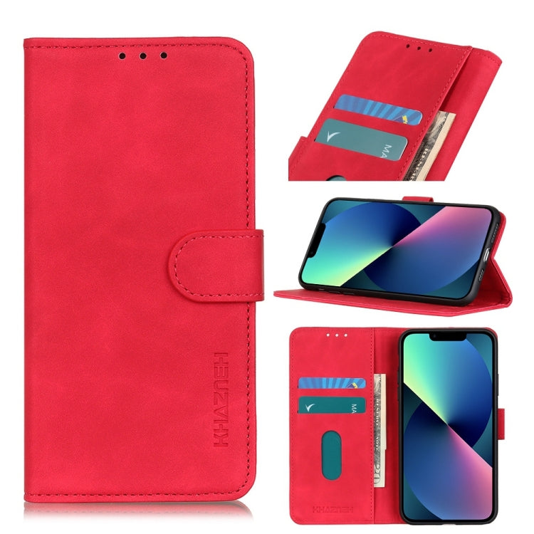 Funda de cuero con textura retro KHAZNEH para iPhone 14, iPhone 14 Plus, iPhone 14 Pro, iPhone 14 Pro Max Funda de cuero con textura retro KHAZNEH para iPhone 14, iPhone 14 Plus, iPhone 14 Pro, iPhone 14 Pro Max