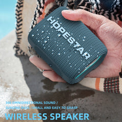 Altavoz Bluetooth inalámbrico impermeable TWS con luz RGB HOPESTAR H54