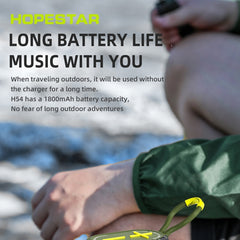 Altavoz Bluetooth inalámbrico impermeable TWS con luz RGB HOPESTAR H54