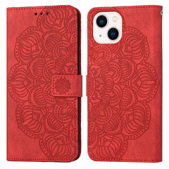 Funda de cuero con tapa y diseño de mandala en relieve para iPhone 13 mini, iPhone 13, iPhone 13 Pro, iPhone 13 Pro Max, iPhone 12 mini, iPhone 12/12 Pro
