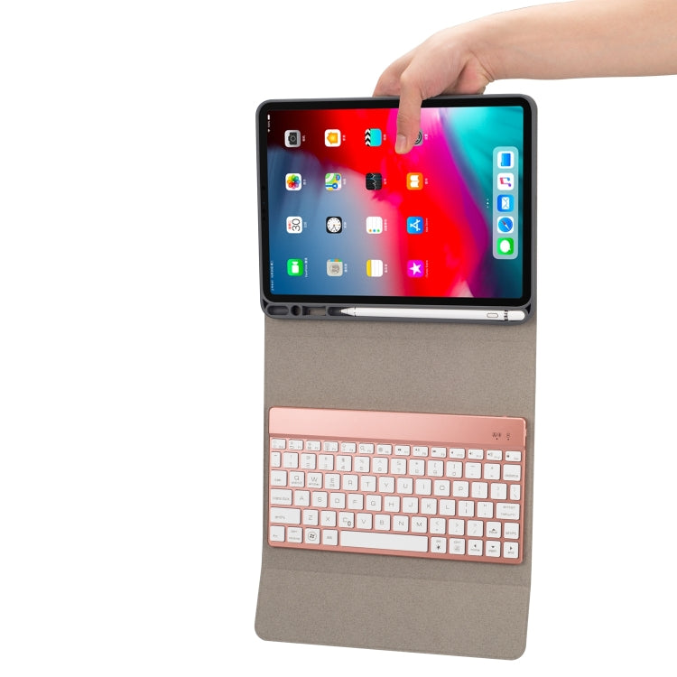 RK11A Backlight TPU Multi Color Light Bluetooth Keyboard Horizontal Flip Leather Case for iPad Pro 11 2020 / 2018 with Holder & Pen Slot RK11A Backlight TPU Multi Color Light Bluetooth Keyboard Horizontal Flip Leather Case for iPad Pro 11 2020 / 2018 with Holder & Pen Slot