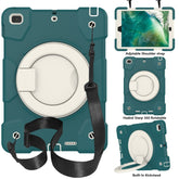 Silicone + PC Full Body Protection Tablet Case With Holder & Strap