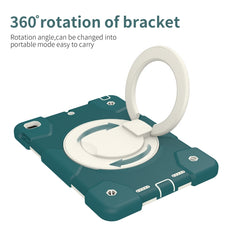 Silicone + PC Full Body Protection Tablet Case With Holder & Strap