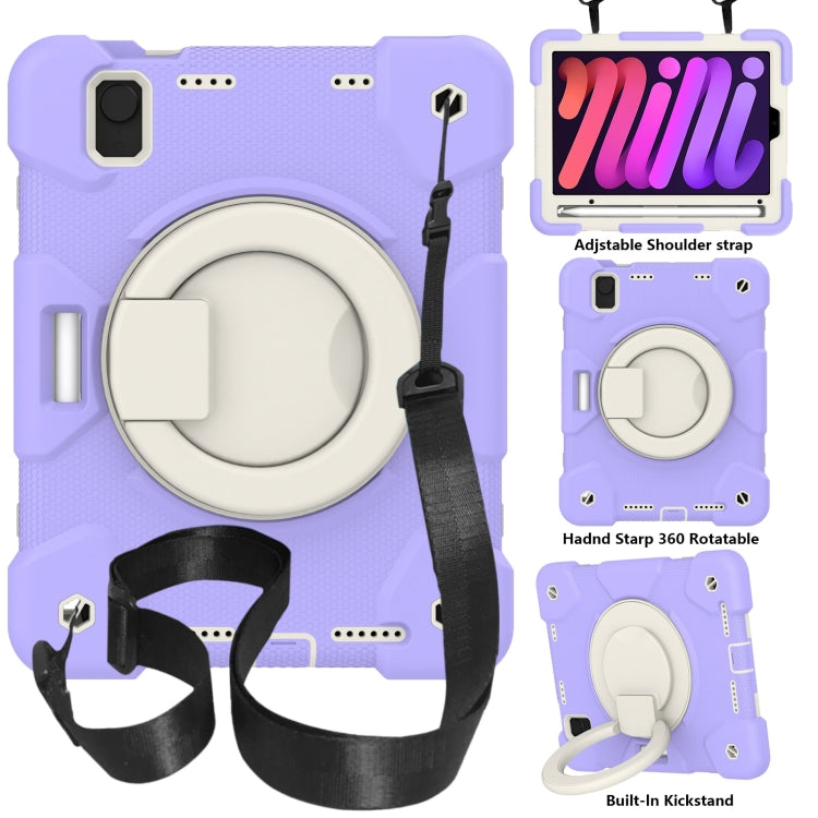 Funda protectora de cuerpo completo de silicona + PC para tableta con soporte y correa, para iPad mini 2021, para iPad mini 4 2015/mini 2019 Funda protectora de cuerpo completo de silicona + PC para tableta con soporte y correa, para iPad mini 2021, para iPad mini 4 2015/mini 2019