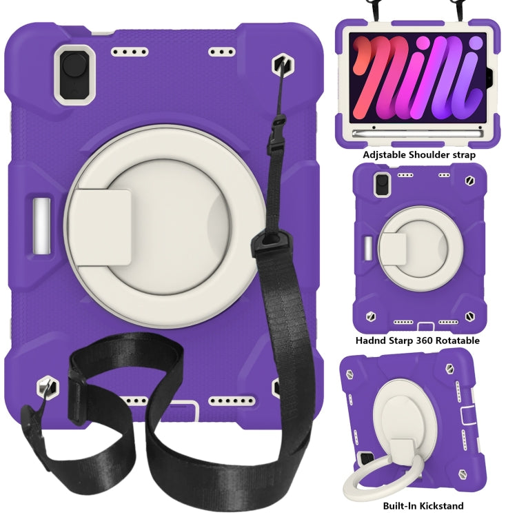 Funda protectora de cuerpo completo de silicona + PC para tableta con soporte y correa, para iPad mini 2021, para iPad mini 4 2015/mini 2019 Funda protectora de cuerpo completo de silicona + PC para tableta con soporte y correa, para iPad mini 2021, para iPad mini 4 2015/mini 2019