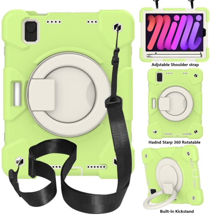 Funda protectora de cuerpo completo de silicona + PC para tableta con soporte y correa, para iPad mini 2021, para iPad mini 4 2015/mini 2019 Funda protectora de cuerpo completo de silicona + PC para tableta con soporte y correa, para iPad mini 2021, para iPad mini 4 2015/mini 2019