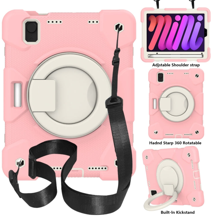 Funda protectora de cuerpo completo de silicona + PC para tableta con soporte y correa, para iPad mini 2021, para iPad mini 4 2015/mini 2019 Funda protectora de cuerpo completo de silicona + PC para tableta con soporte y correa, para iPad mini 2021, para iPad mini 4 2015/mini 2019