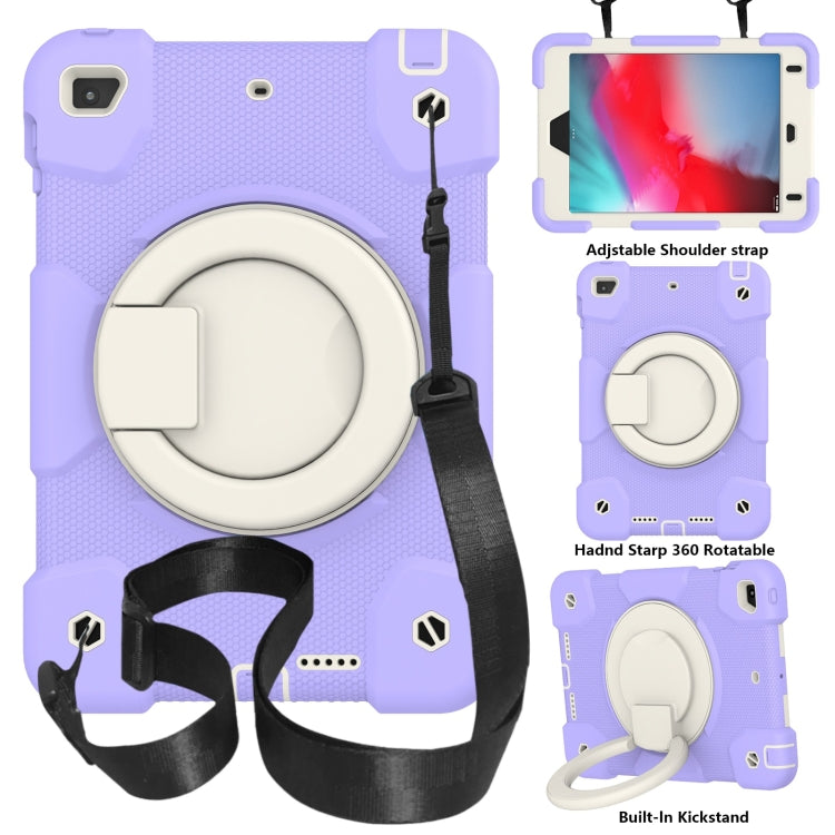 Funda protectora de cuerpo completo de silicona + PC para tableta con soporte y correa, para iPad mini 2021, para iPad mini 4 2015/mini 2019 Funda protectora de cuerpo completo de silicona + PC para tableta con soporte y correa, para iPad mini 2021, para iPad mini 4 2015/mini 2019