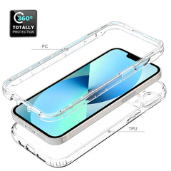 Zweifarbige PC+TPU-Telefonhülle mit allmählicher Veränderung, für iPhone 14 Plus, für iPhone 14, für iPhone 14 Pro, für iPhone 14 Pro Max