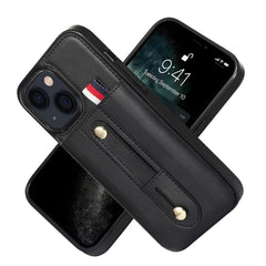 Wristband Kickstand Wallet Leather Phone Case, For iPhone 13 mini, For iPhone 13, For iPhone 13 Pro, For iPhone 13 Pro Max