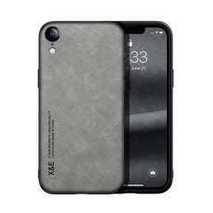 Skin Feel Magnetic Leather Back Phone Case