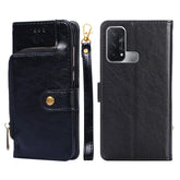Zipper Bag PU + TPU Horizontal Flip Leather Phone Case, For OPPO Reno5 A, For OPPO Reno6 4G, For OPPO Reno8 5G, For OPPO Reno8 Pro 5G, For OPPO Reno8 Pro+ 5G, For OPPO Realme GT Master/Q3 Pro Carnival