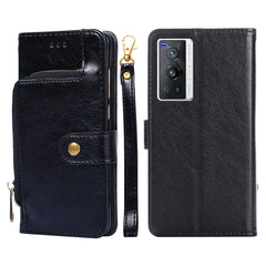 Zipper Bag PU + TPU Horizontal Flip Leather Phone Case, For vivo X70 Pro, For vivo X70 Pro+, For vivo Y15s Global Version, For vivo Y21/Y21s/Y33s