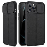 Litchi Texture Sliding Camshield TPU Protective Phone Case